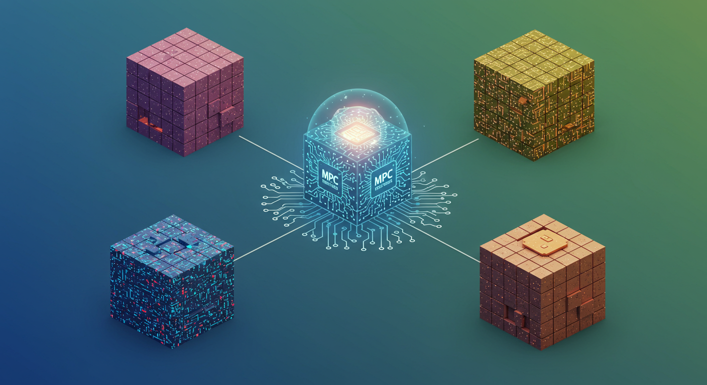 Diagrama de Computación Segura Multi-Parte (MPC)